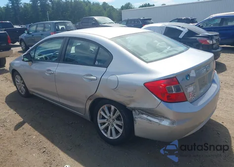 2012 Honda Civic Ex from USA, damaged, VIN 19XFB2F89CE103104